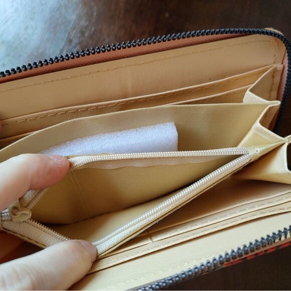 Sugar Magnolia Floral Multicolor Long Wallet - Picture 4 of 5